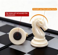 KAILE folding chess case enables compact storage and easy transport.