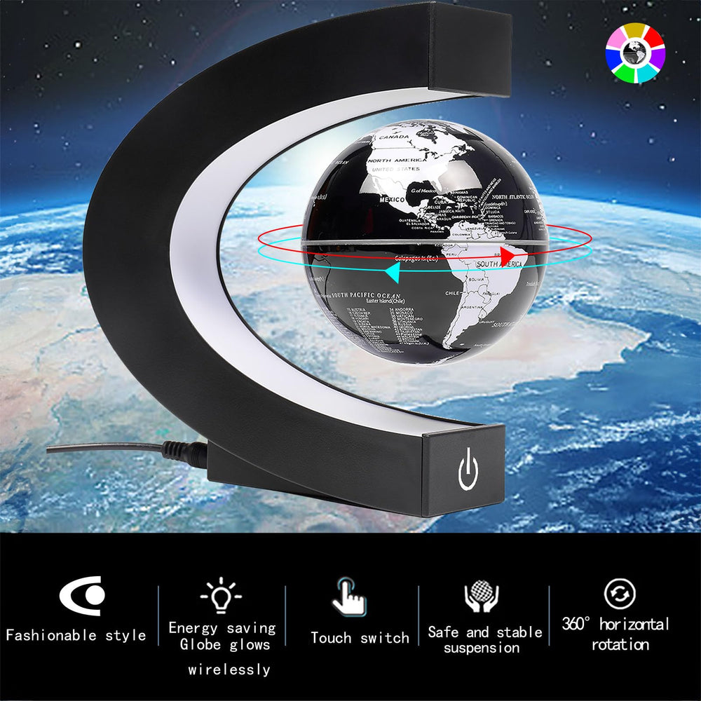 KAIMC eco-friendly PVC globe adds modern flair to desks without messy wires.