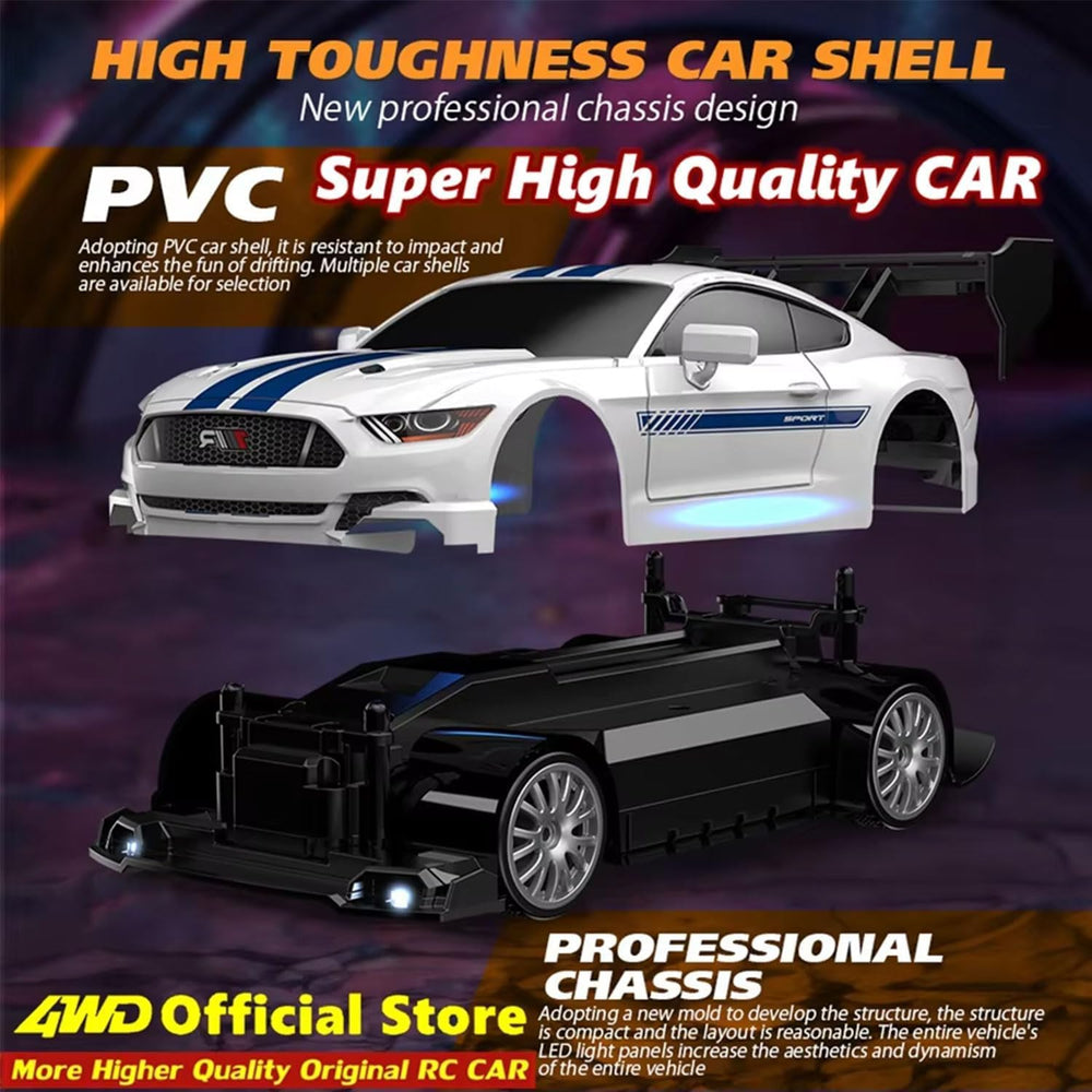 KAIMIO 1:24 scale RC drift car battery pack included for extended play