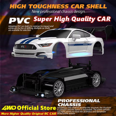 KAIMIO 1:24 scale RC drift car remote control for precise steering control.