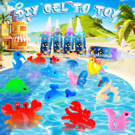 KAISASA Aqua Fairy Water Gel Colors for vibrant, mess-free play.