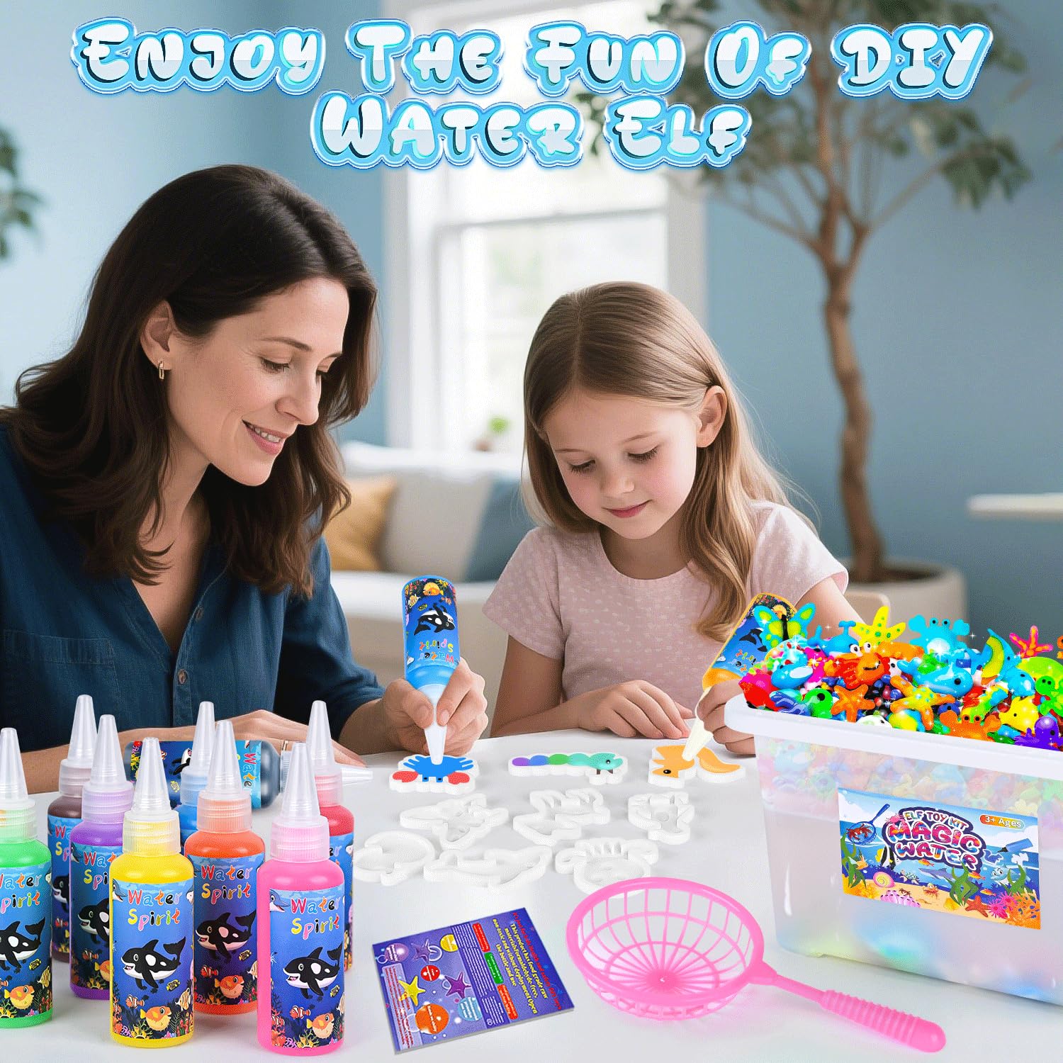 KAISASA Glittering sparkling gels add magical sparkle.
