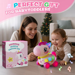 KAISASA Unicorn Toy lights and music create engaging sensory playtime.