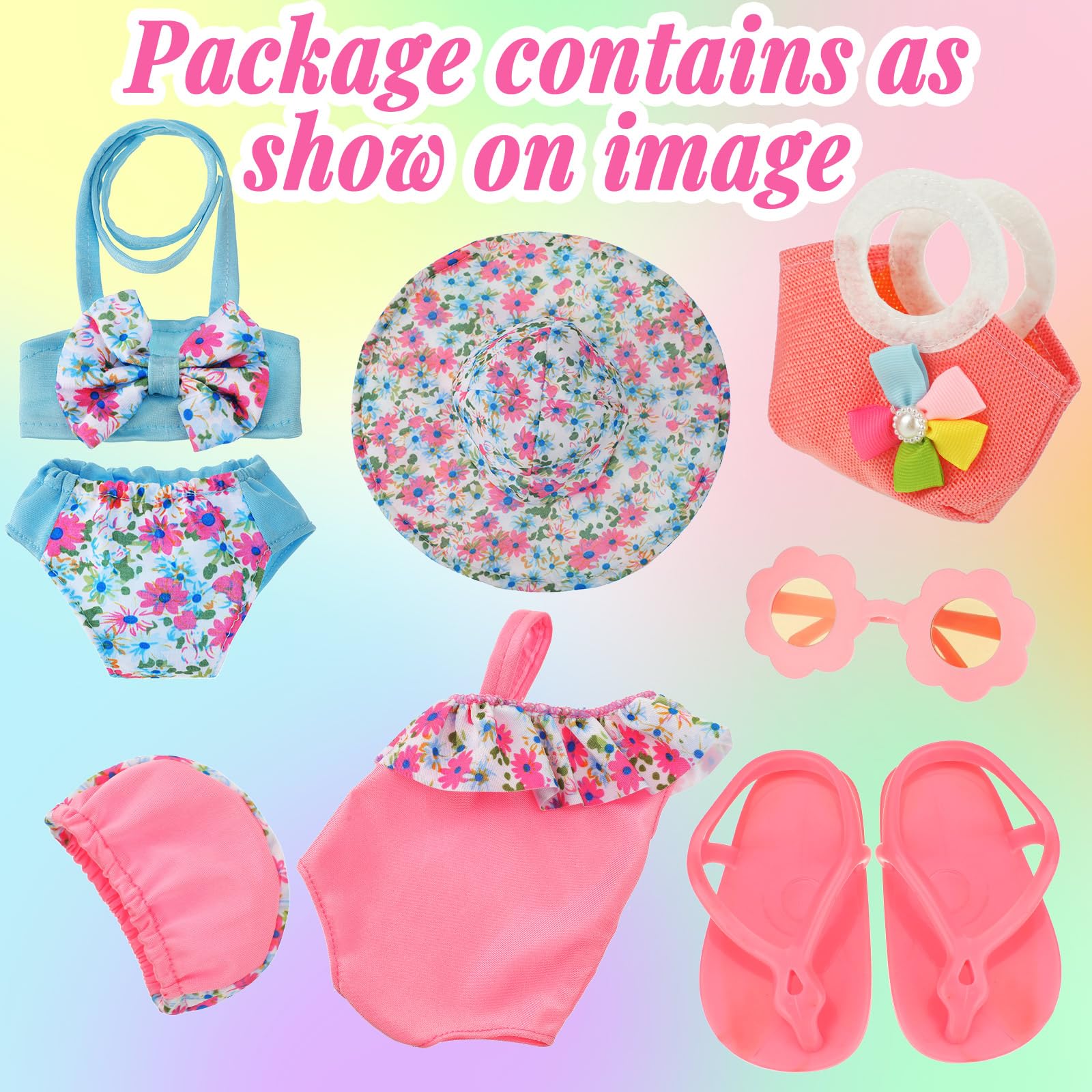 Kajaia pink handbag for 18-inch dolls, adds realistic styling options.