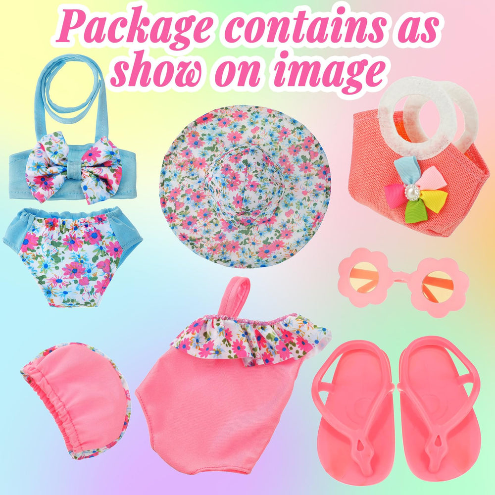 Kajaia pink handbag for 18-inch dolls, adds realistic styling options.