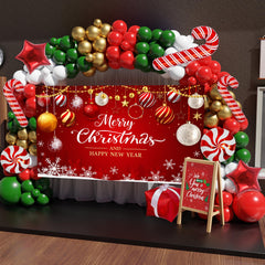 KaKanParty candy cane foil balloons add cheerful candy accents