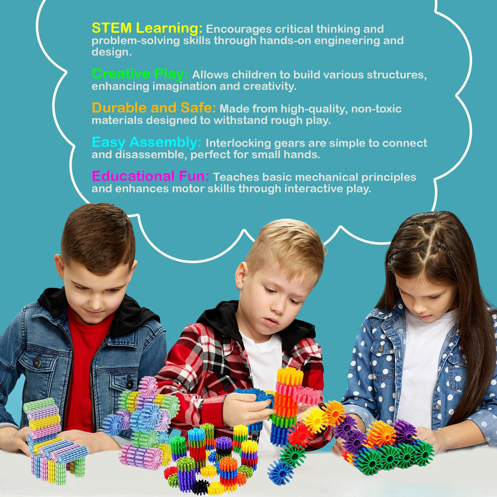 KAKATIMES interlocking construction set with varied shapes for imaginative building