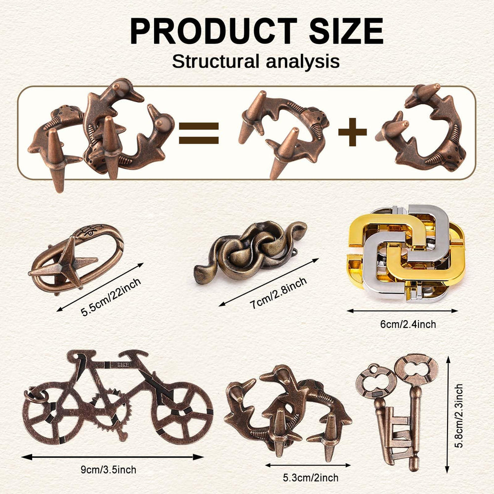 KaKeDuJa brain teaser in hand, showcasing compact, portable design.
