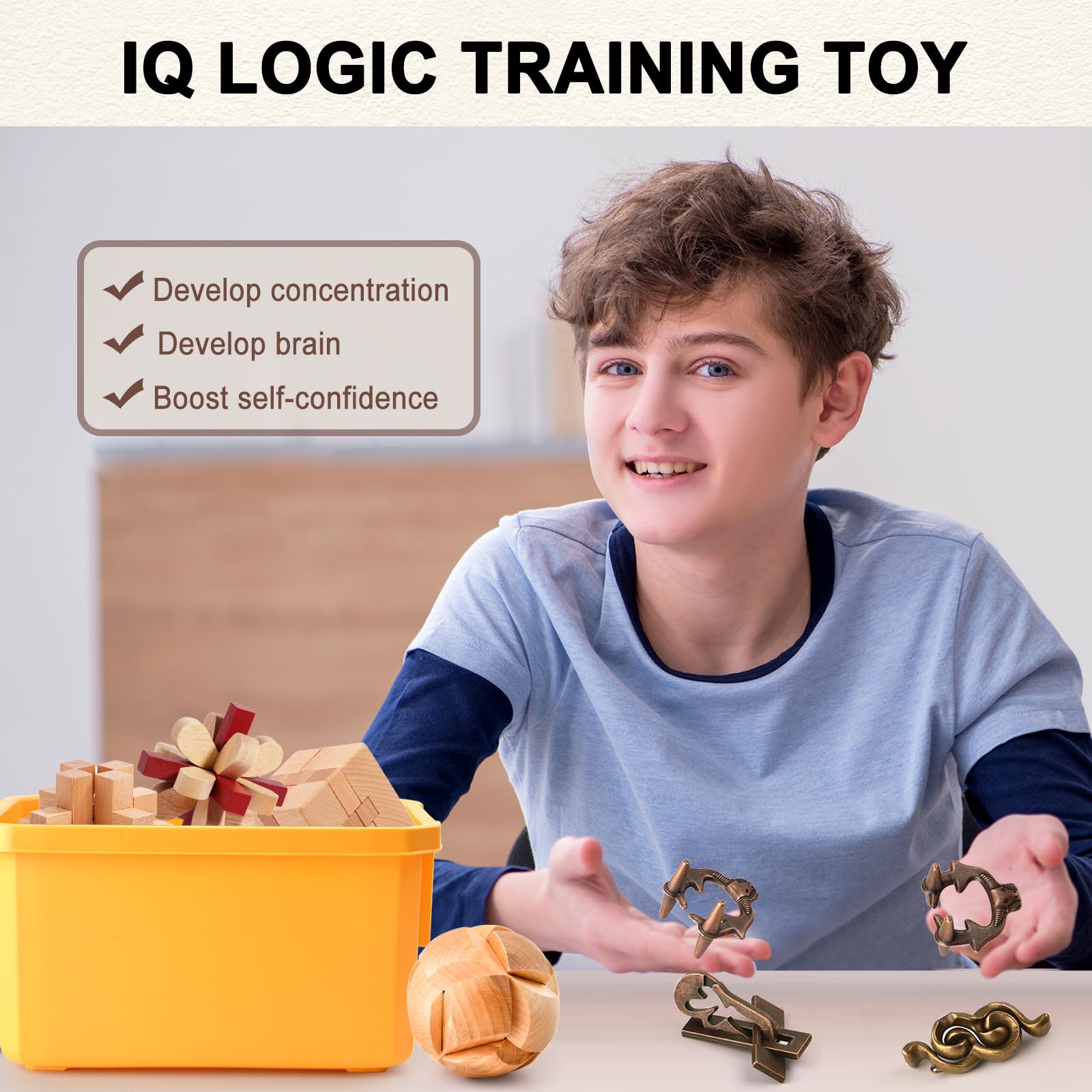 KaKeDuJa ring puzzle challenge—great desk activity for focus and problem solving