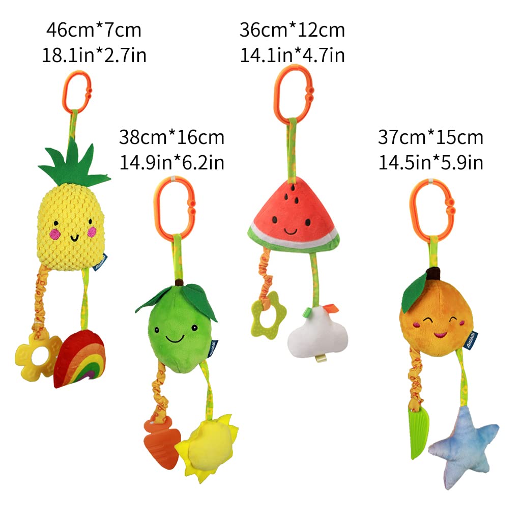 KAKIBLIN baby hanging rattle crib-rail-attachment: secures rattle to crib rails for entertainment.