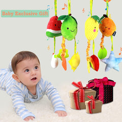 KAKIBLIN baby hanging rattle travel-activity: ideal companion for car rides and stroller walks.