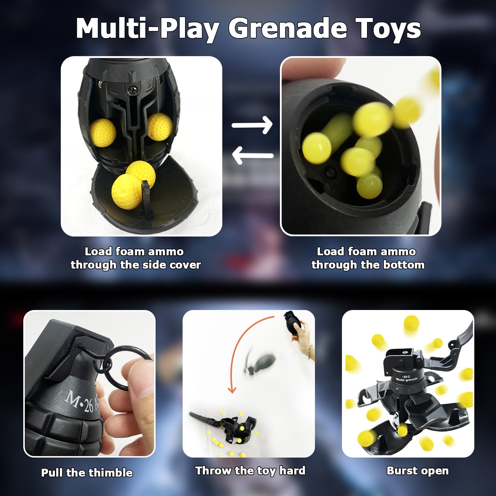KalaDuck foam ammo loaded in rear cap, enabling quick-launch action.