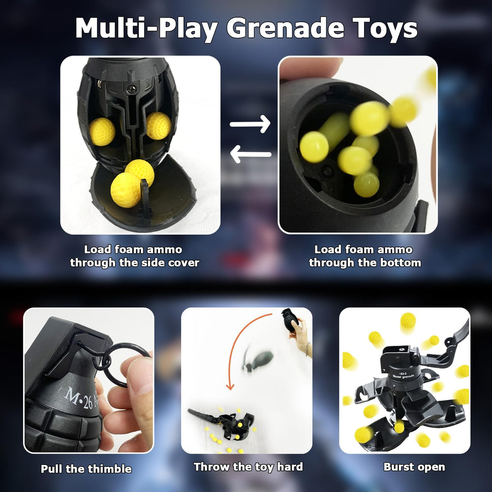 KalaDuck foam ammo loaded in rear cap, enabling quick-launch action.