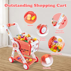 KalaDuck shopping cart with retractable handle for easy maneuverability.