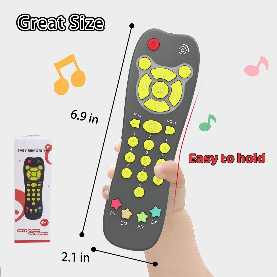 KALUYA remote toy makes a great gift for curious toddlers.
