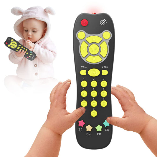 KALUYA baby TV remote toy with realistic remote design for imitation play.