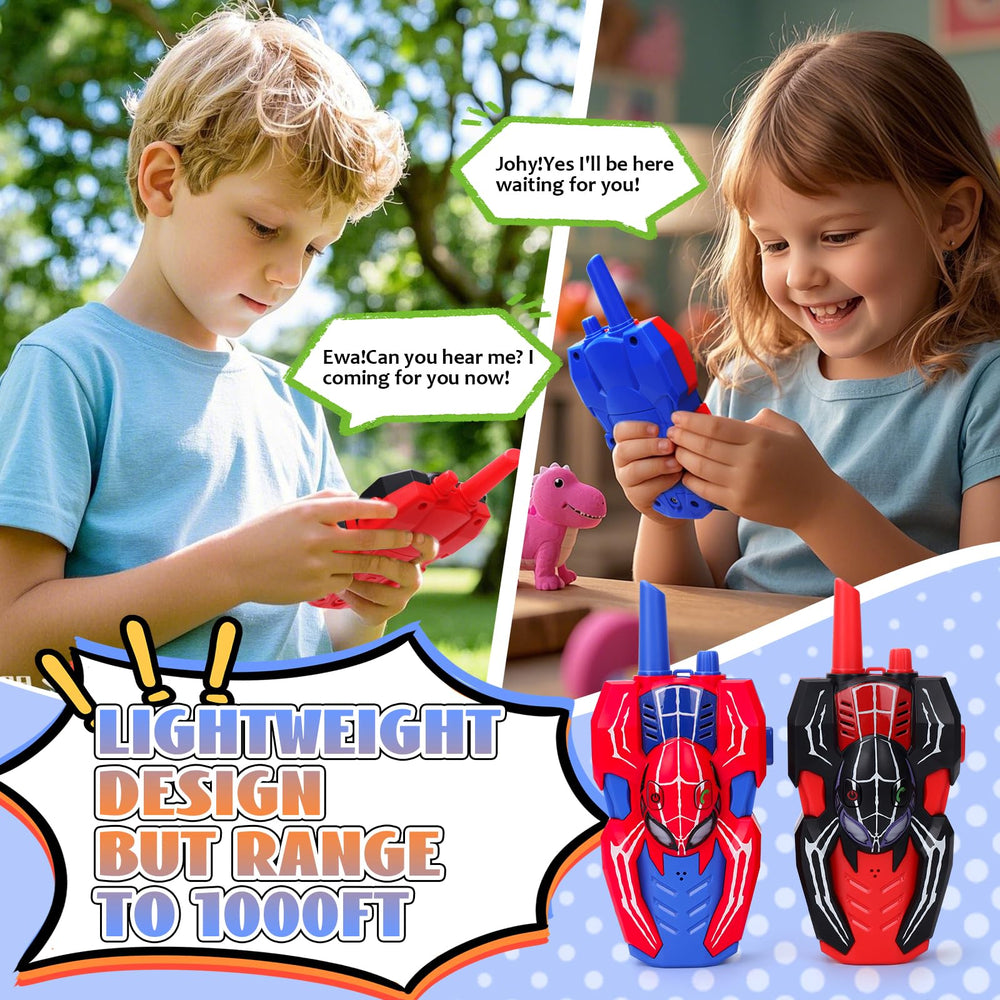Kalyrart Spider Walkie Talkie battery access with screwdriver included