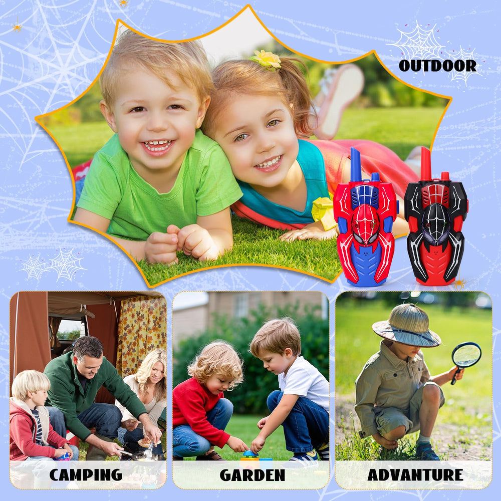 Kalyrart Spider Walkie Talkie durable casing built for gardens and parks