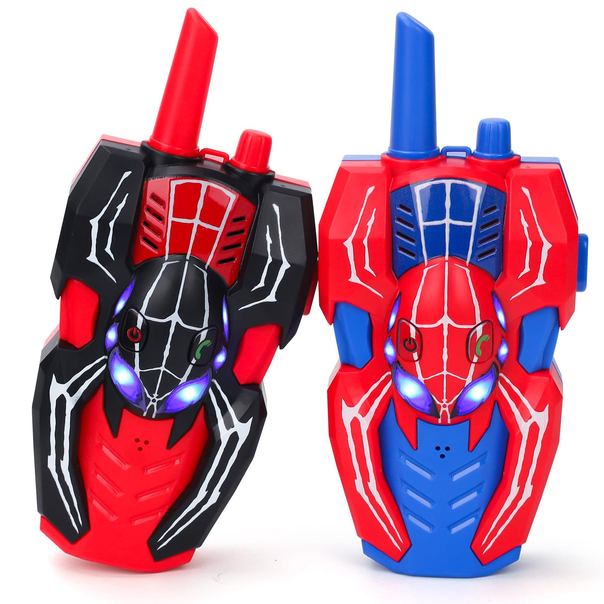 Kalyrart Spider Walkie Talkie front view for outdoor coordination and play
