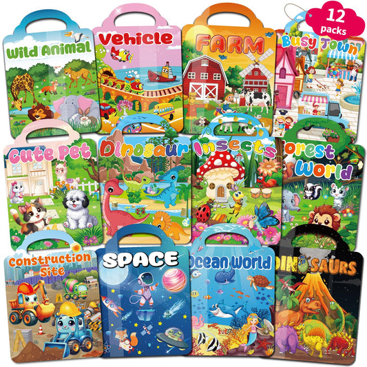 Kalysky dinosaurs 3D stickers for toddlers provide reusable fun during playtime.