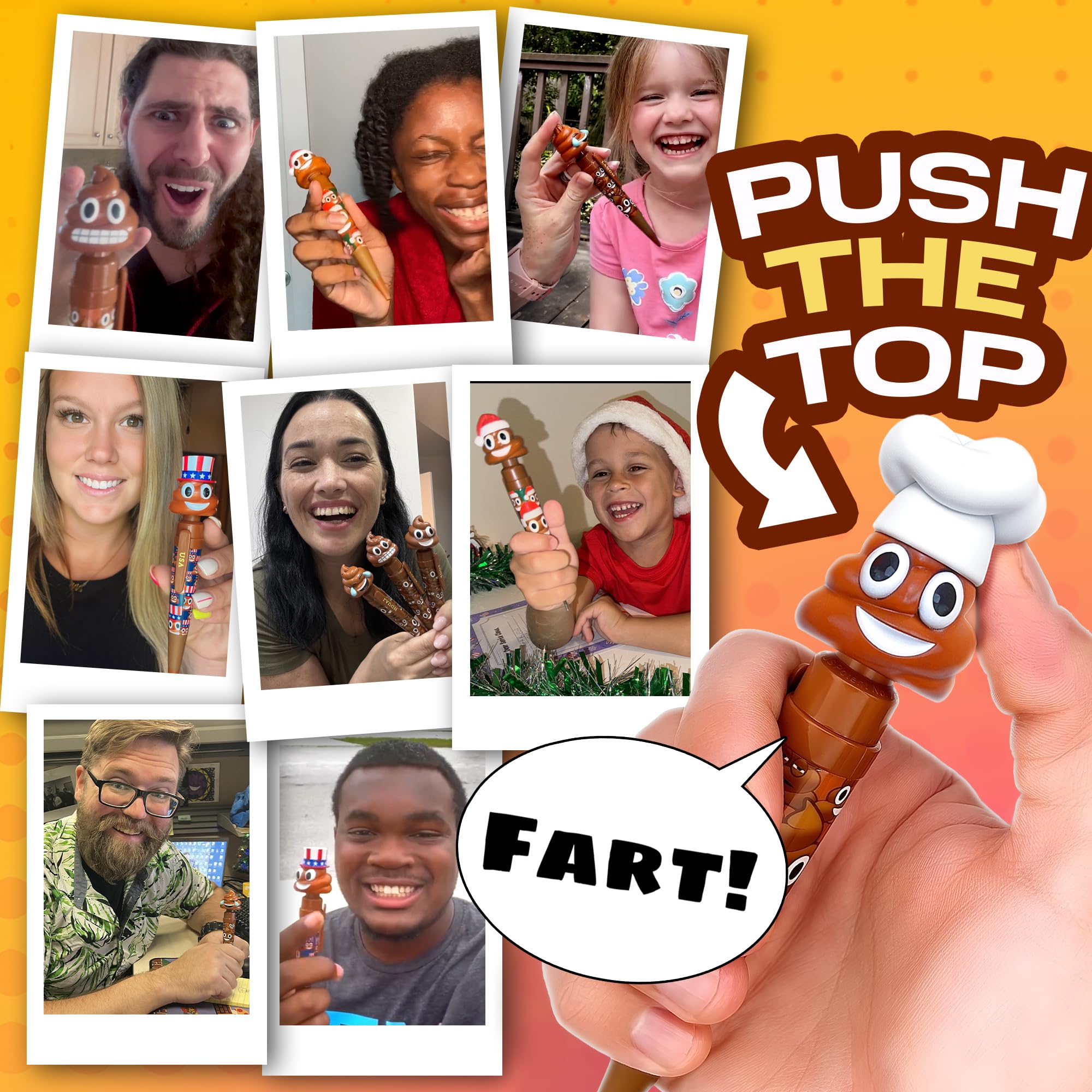 Kamhi World poop pen, party-ready gag gift that sparks smiles during spring celebrations.