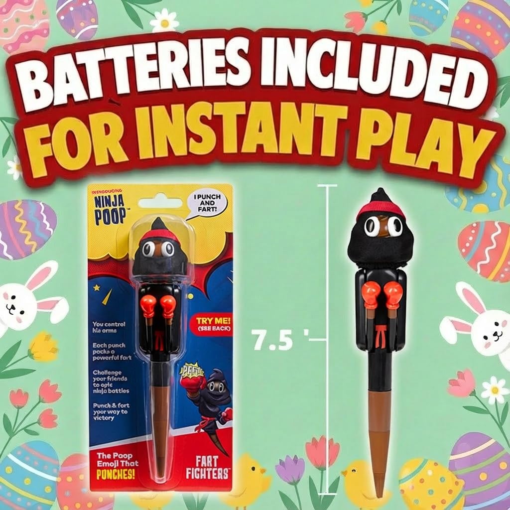 Kamhi World Farting Poop Pen Easter gift image perfect for baskets
