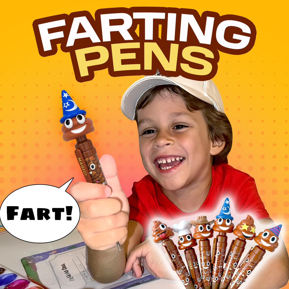 Kamhi World farting poop pen Easter gift idea for kids.