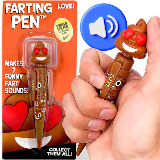 Kamhi World farting poop pen with multiple sounds for playful Easter pranks