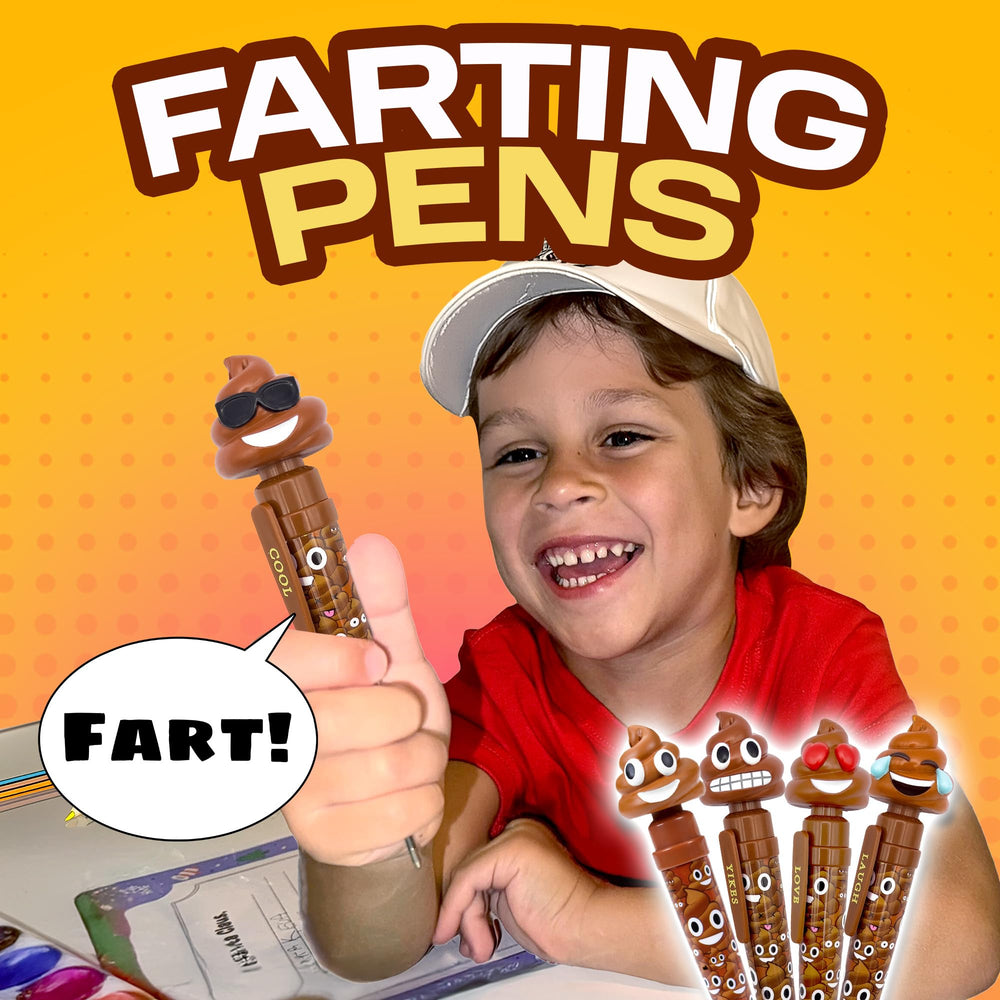 Kamhi World farting poop pen with seven sounds for pranks.