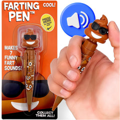Kamhi World farting poop pen with sunglasses delivers Easter laughs.