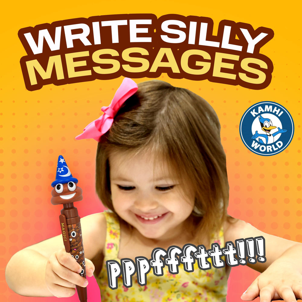 Kamhi World farting poop pen fun novelty for teens and gifts.