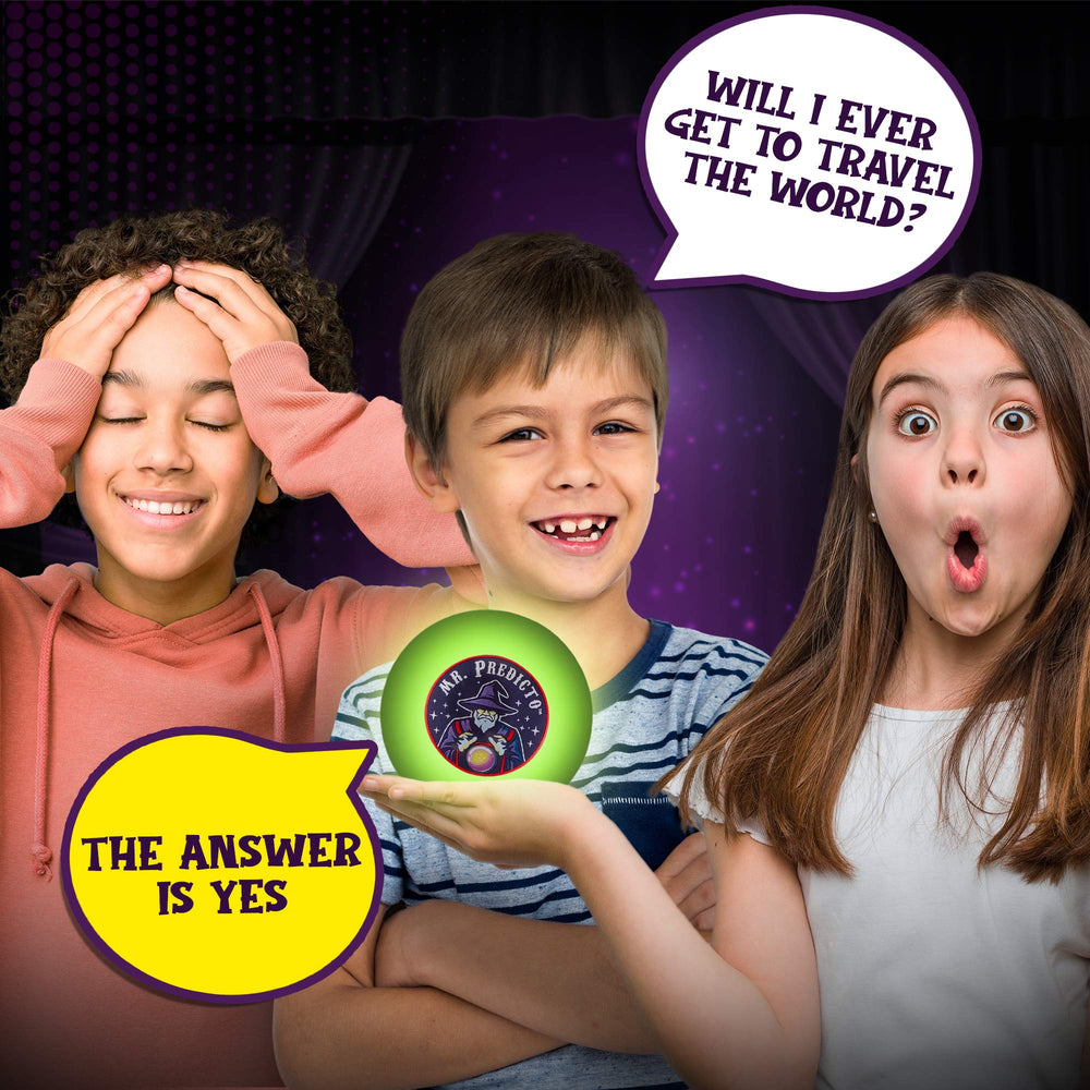 Kamhi World Mr. Predicto hand-wave activation reveals answers in seconds.