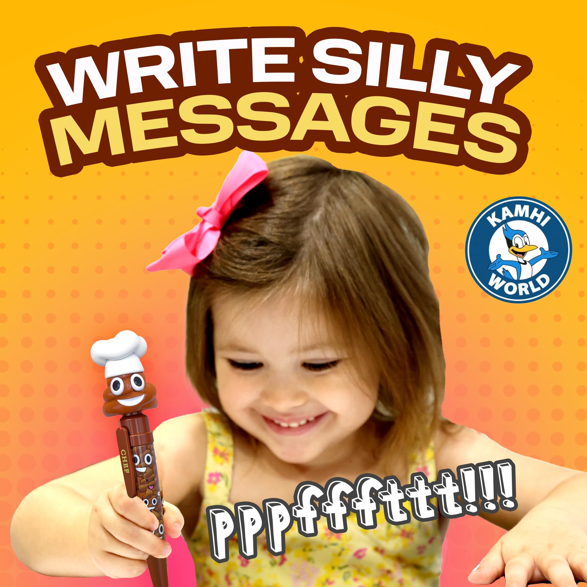 Kamhi World poop pen chef figure, adds a playful personality to Easter baskets.
