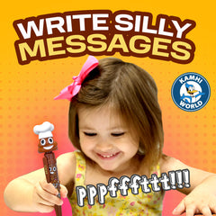 Kamhi World poop pen chef figure, adds a playful personality to Easter baskets.