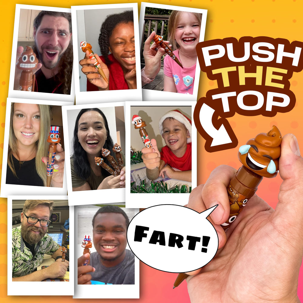 Kamhi World teens-funny-pen-gag adds quick laughs during homework or parties.
