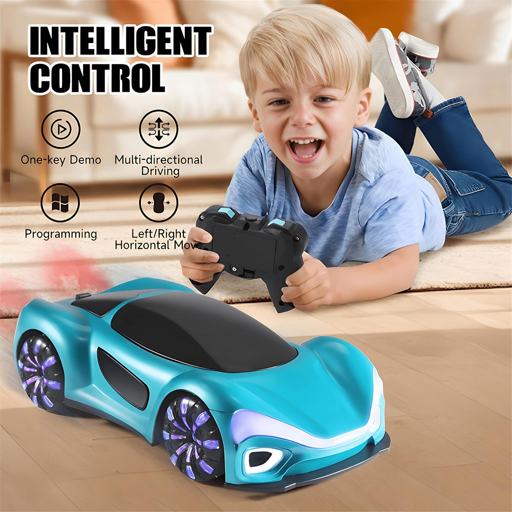 KANG DI LA RC car with lights and spray effects for dramatic action