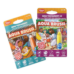 KangaToys Aqua Brush 2-Pack in use for water-based painting.
