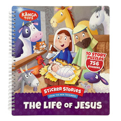 KangaToys Life of Jesus sticker stories cover sparks curiosity and faith-inspired creativity.