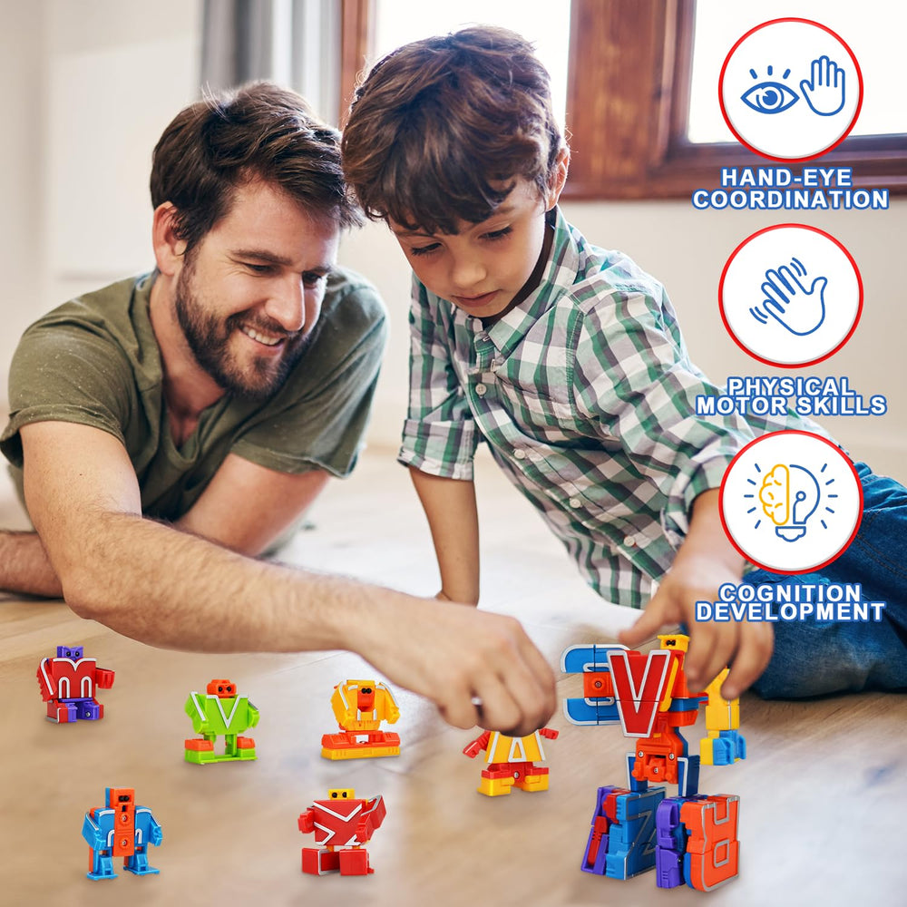 Kannove Alphabots beginner-friendly design makes ABC exploration engaging at home or in classroom.