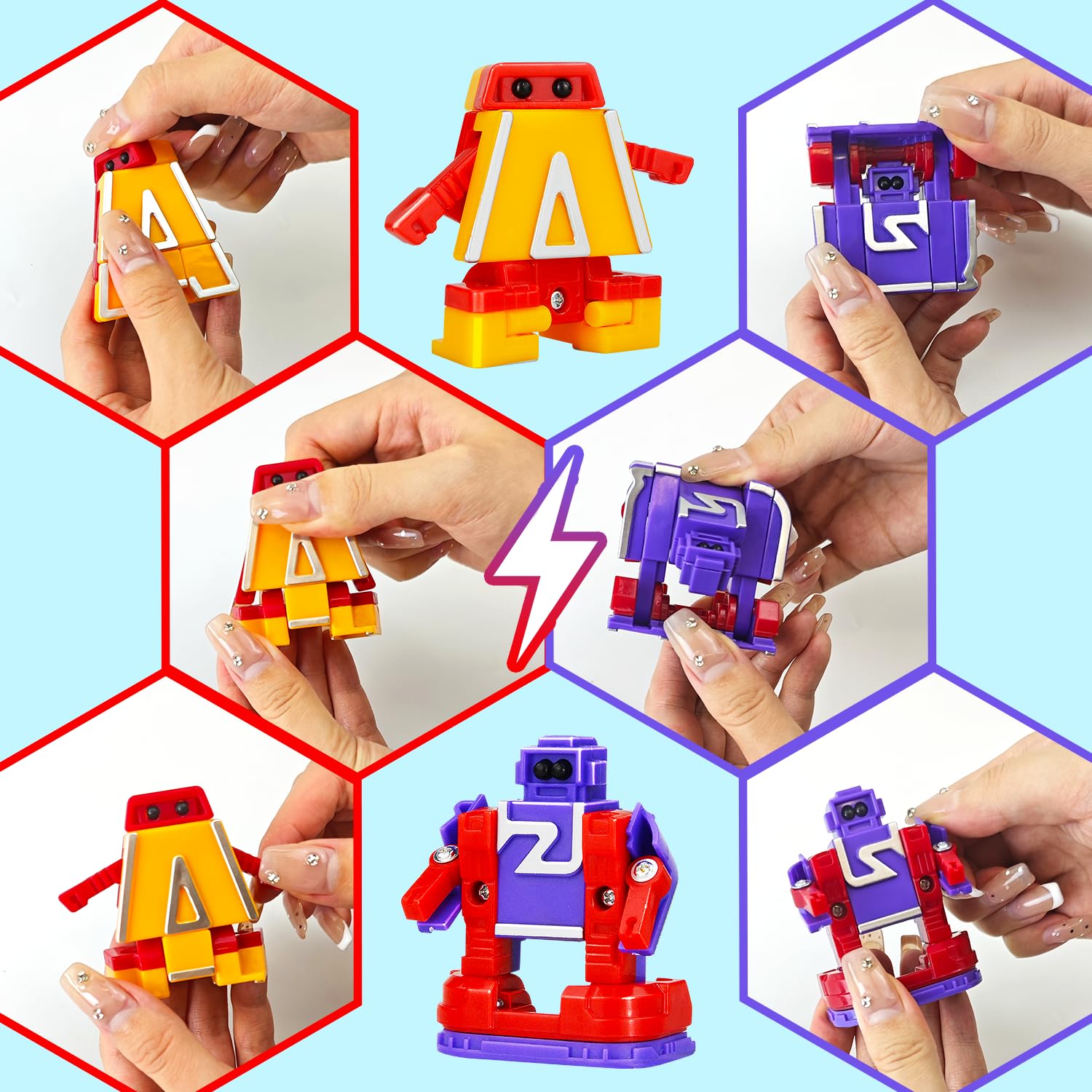 Kannove Alphabots gift pack with 26 robots for holiday learning