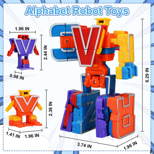 Kannove Alphabots transformable letter B robot supports hands-on learning through tactile manipulation.