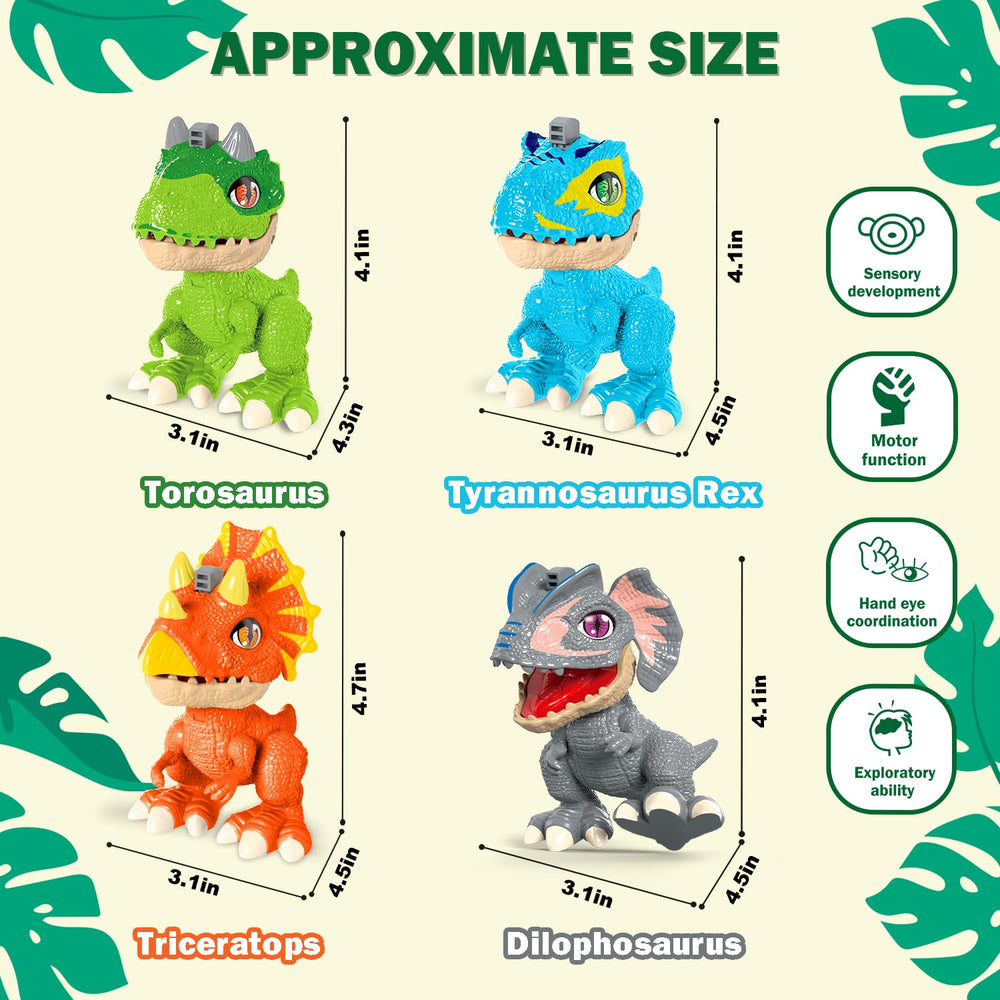 Kannove Torosaurus toy with movable joints for storytelling.