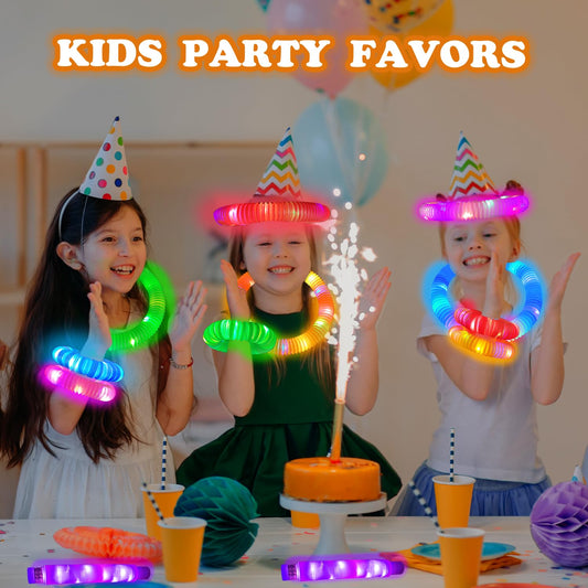 Kannove Glow Sticks Red Necklace—light-up accessory for celebrations