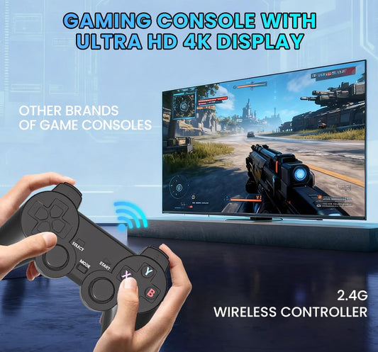 KANYUNCD dual wireless controllers for cable-free multiplayer on the big screen