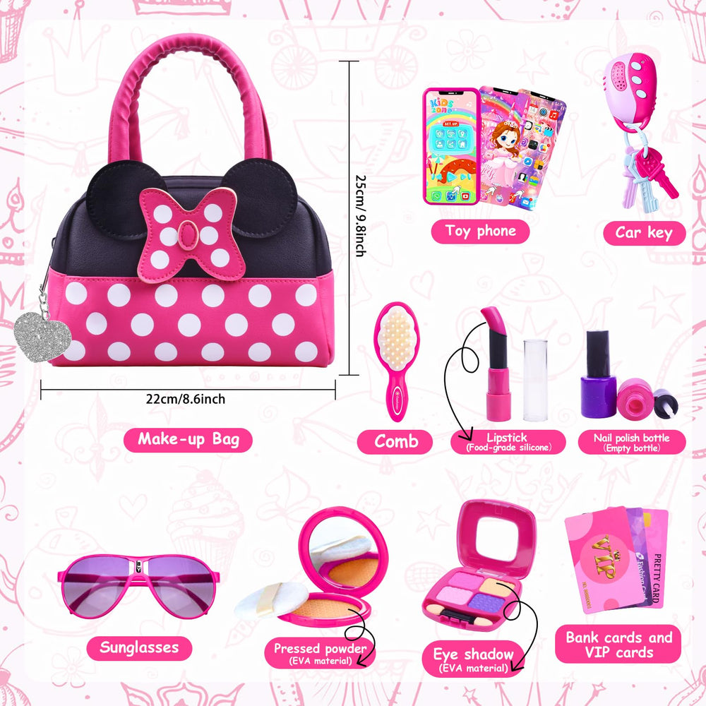 Kaodezhu pretend purse makeup collection adds flair to dress-up moments