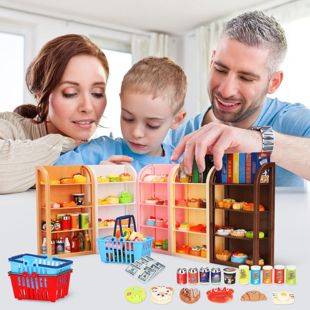 Kapeiluo dollhouse store display with color options for creative layouts.