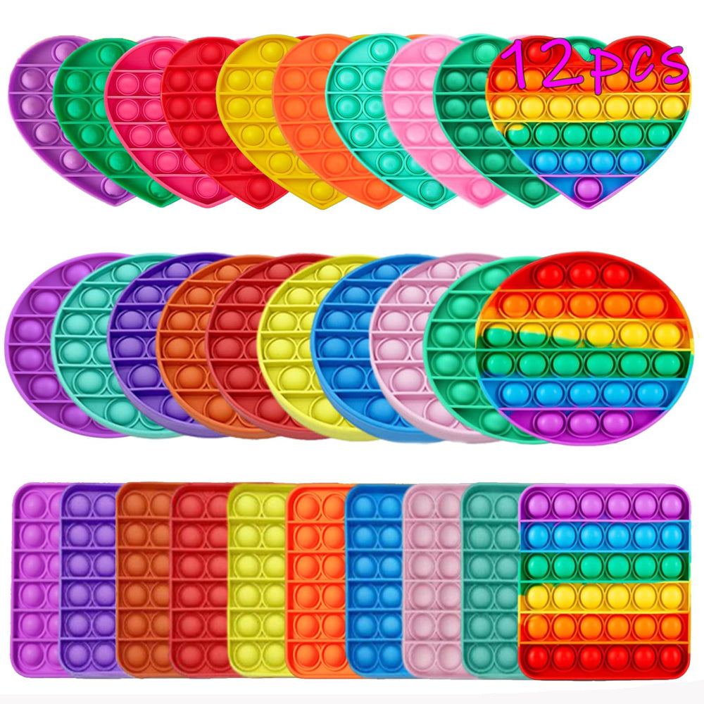 Kapibarasensei random 12pcs fidget toys pack display for fun and focus