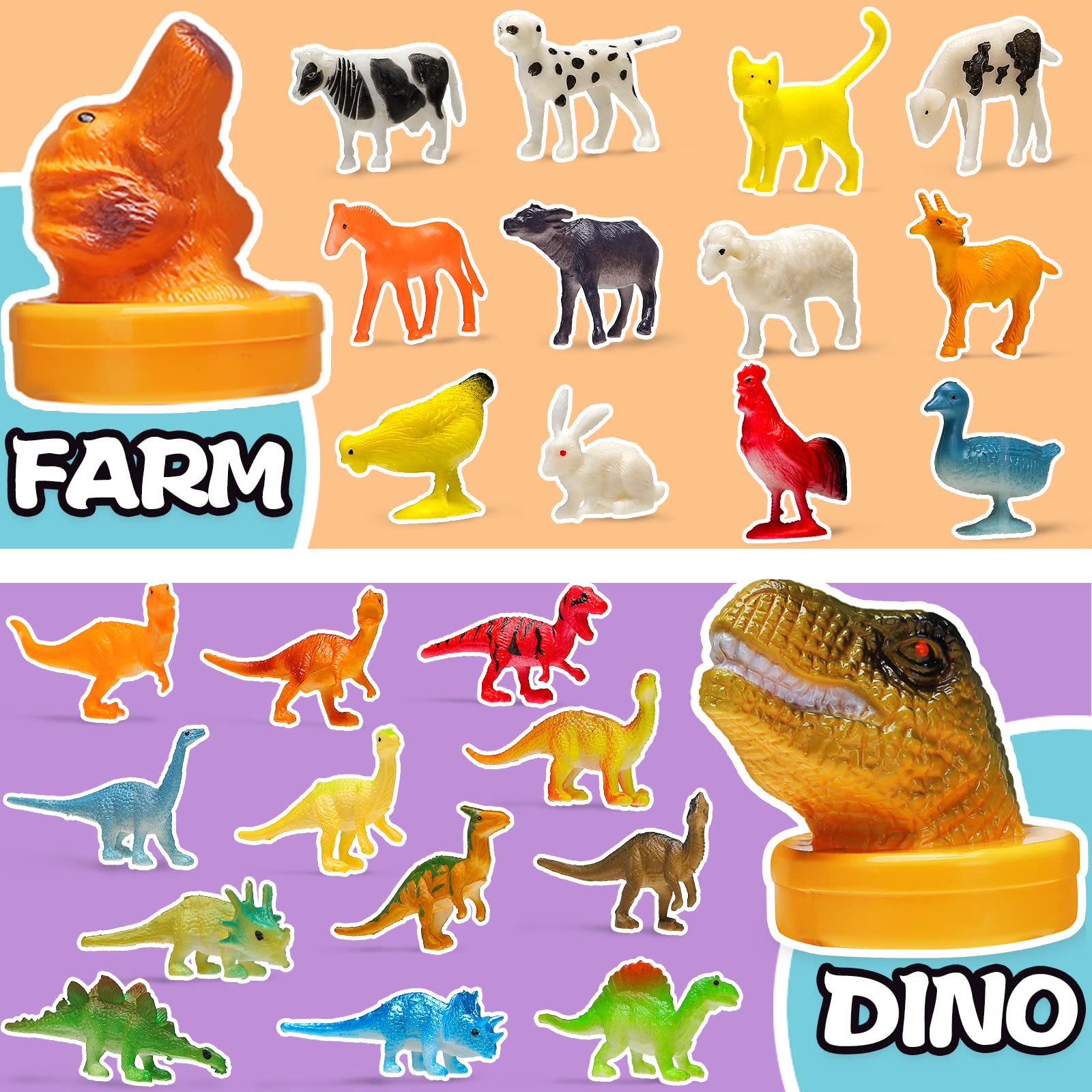 KarberDark dinosaurs bucket sparks imaginative adventures with tiny figures.