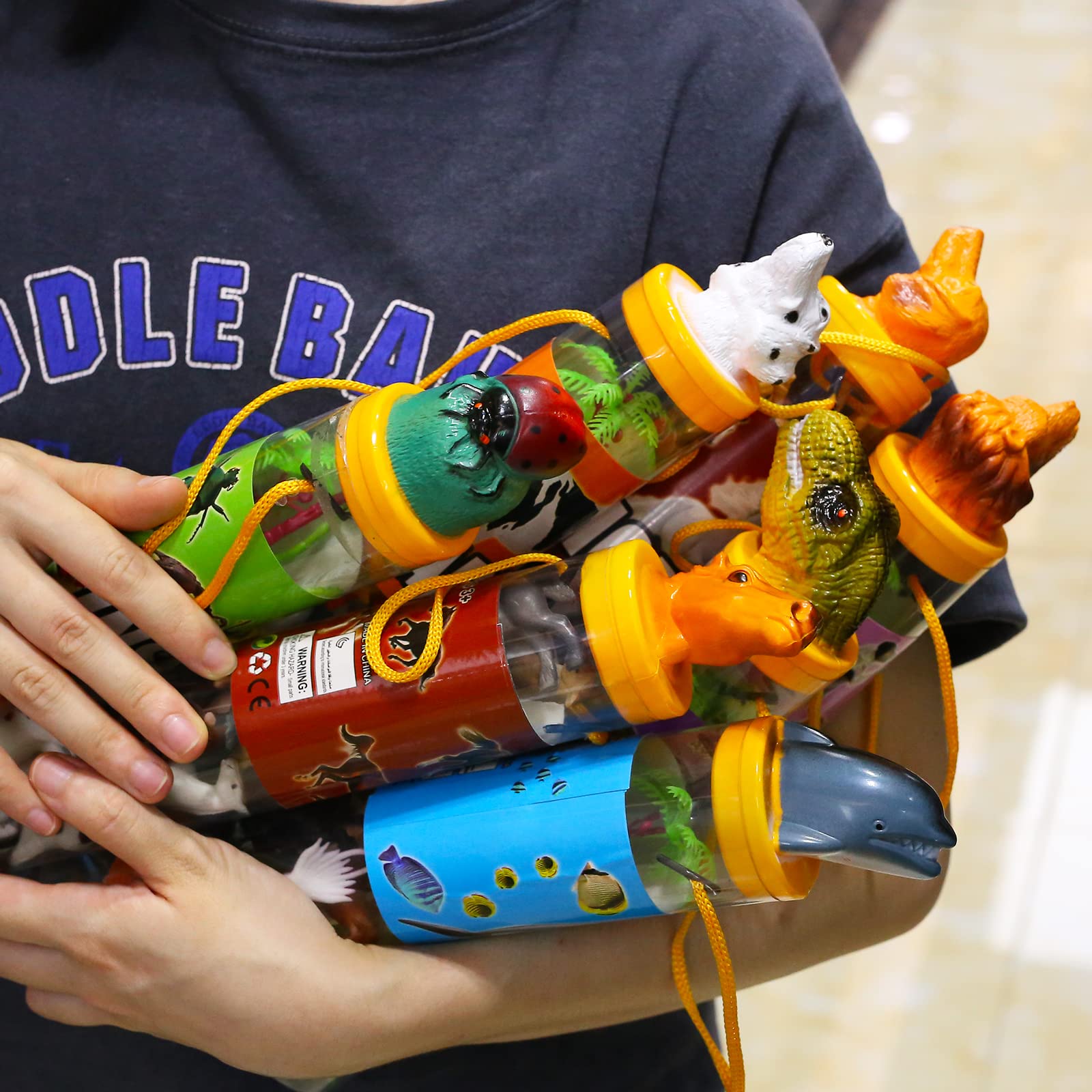 KarberDark dogs bucket fosters friendly pretend play and care scenes.
