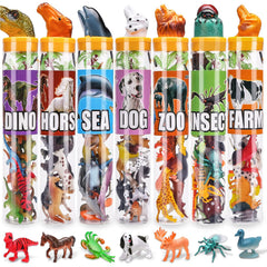 KarberDark sea animals bucket for easy storage and tactile play.